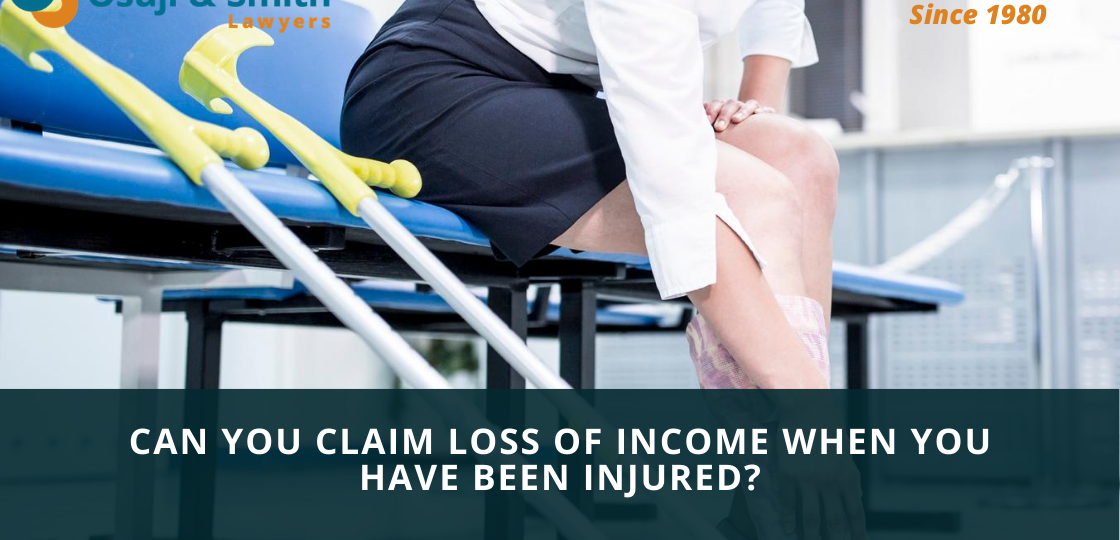 Can you claim loss of income when you have been injured