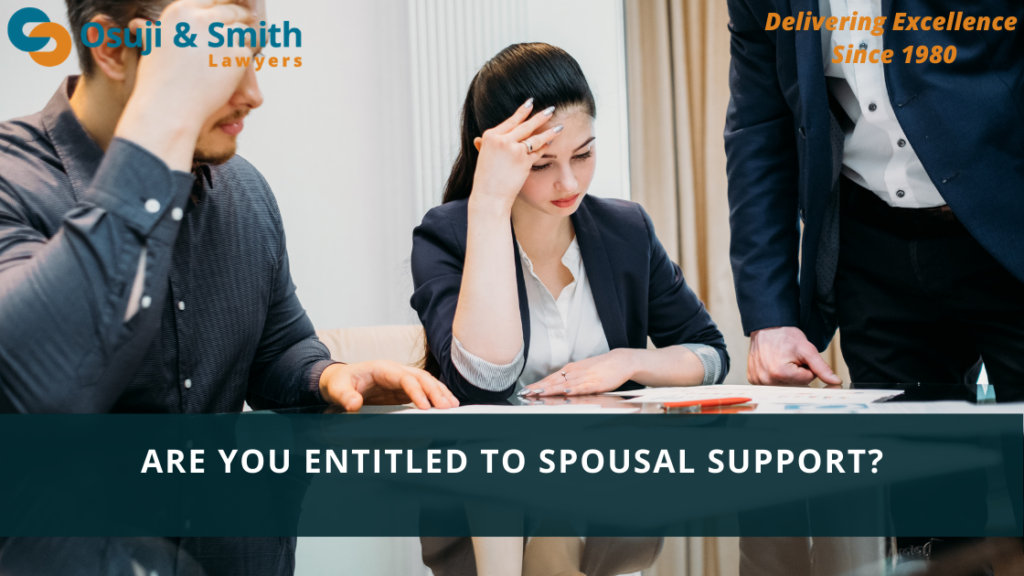 Are You Entitled to Spousal Support?