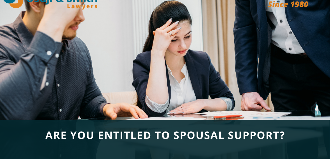Are You Entitled to Spousal Support