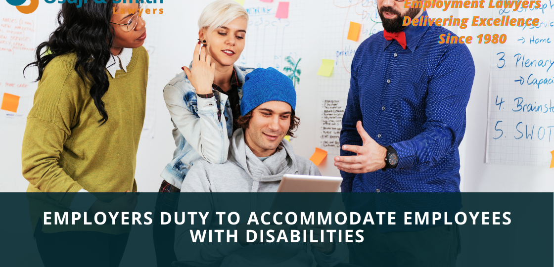 Calgary employment lawyers - Employers Duty to Accommodate Employees With Disabilities