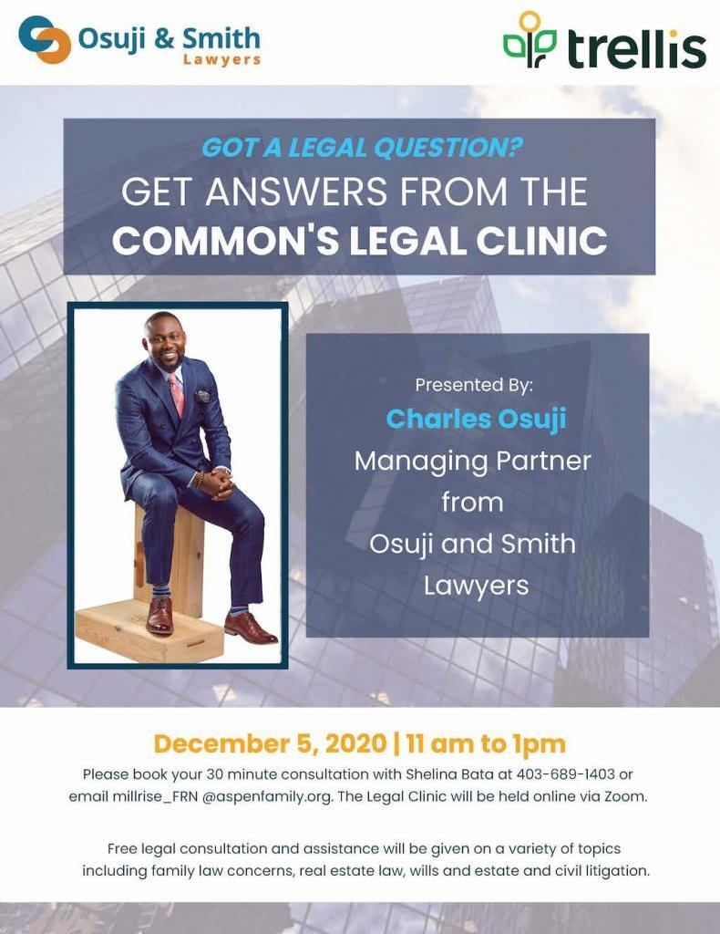 Got a legal question? Get answers from the common's legal clinic
