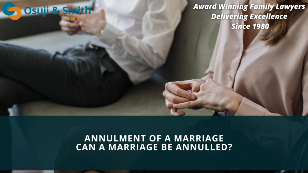 Calgary Divorce Lawyers - Annulment of a marriage - CAN A MARRIAGE BE ANNULLED