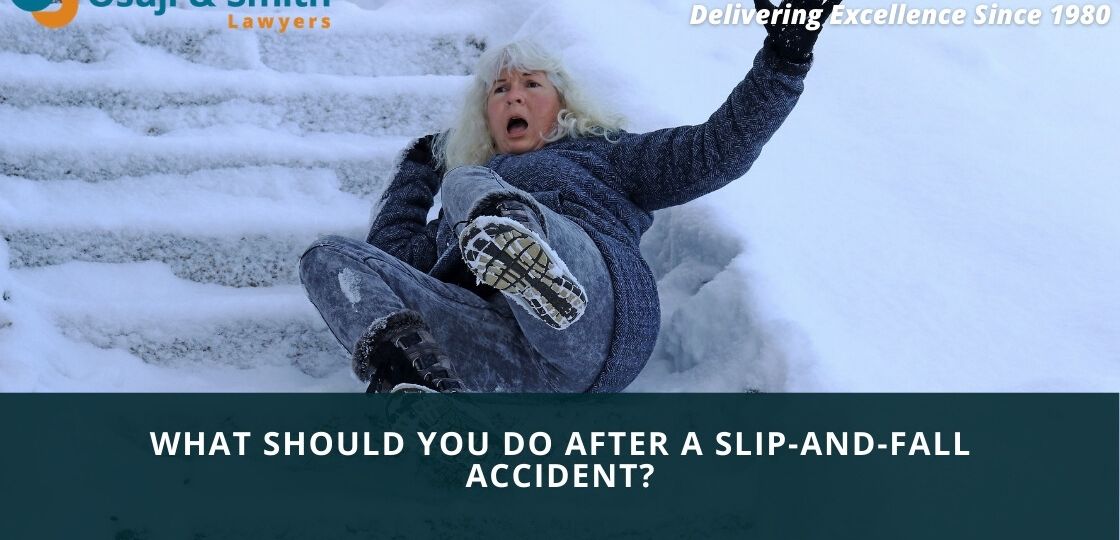 Calgary long winter - What should you do after a slip-and-fall accident in Calgary