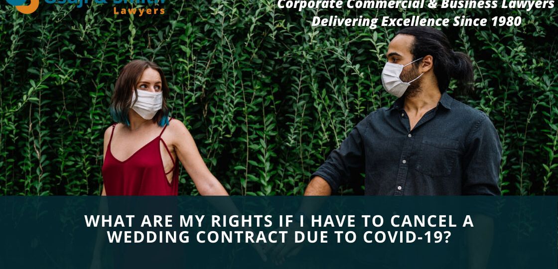 What are my rights if I have to cancel a Calgary wedding contrac