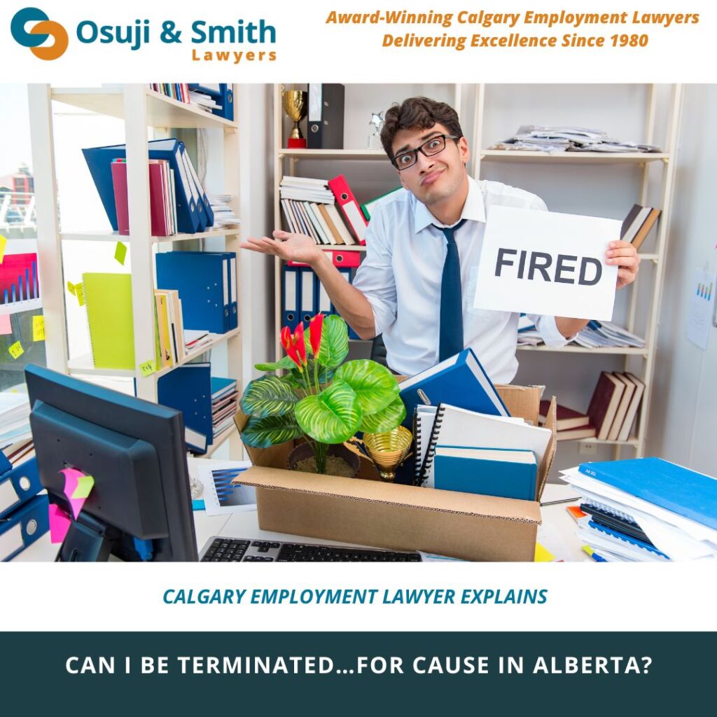 Can I be Terminated for Cause in Alberta? Calgary Employment Lawyer Explains