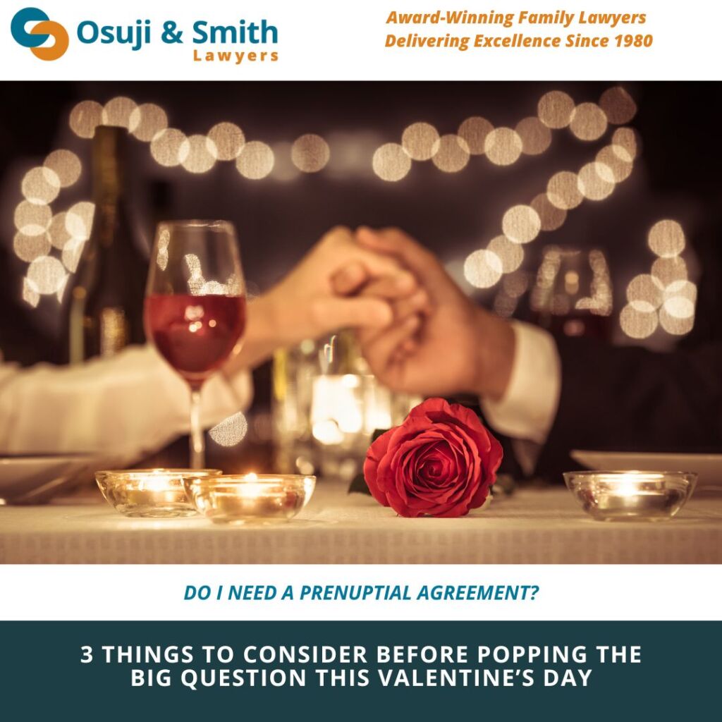 DO I NEED A PRENUPTIAL AGREEMENT 3 Things to consider before popping the big question this Valentine’s Day