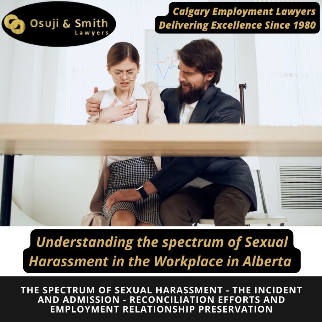 Understanding the spectrum of Sexual Harassment in the Workplace in Alberta