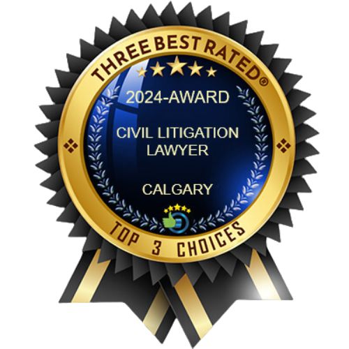 2024 Award Top 3 Civil Litigation Lawyers Calgary Osuji Smith Lawyers