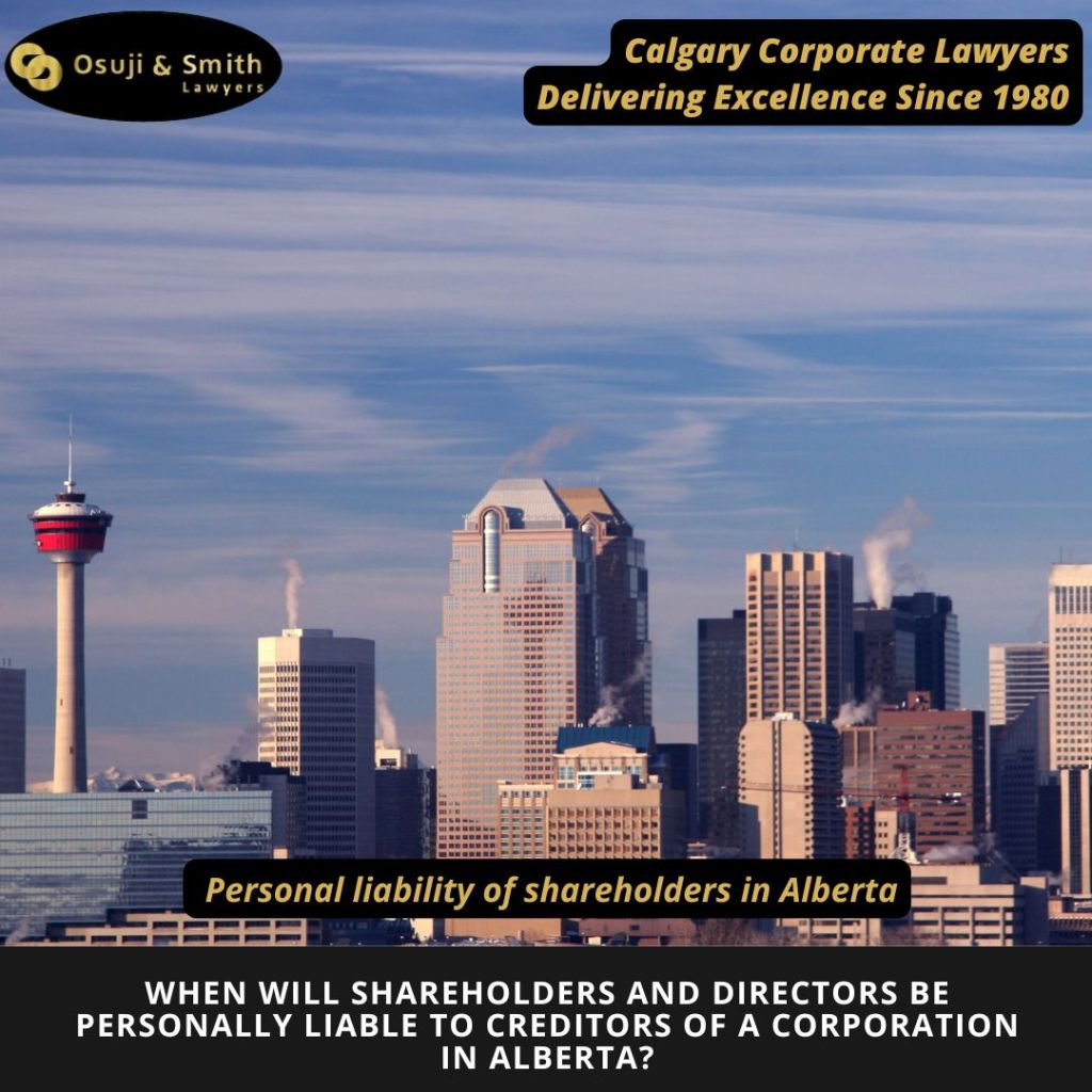 Personal liability of shareholders in Alberta