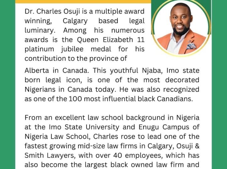 Meet 20 Most Influential Nigerians In Canada