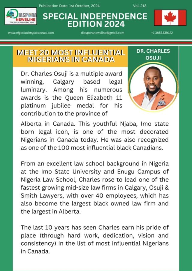 Meet 20 Most Influential Nigerians In Canada