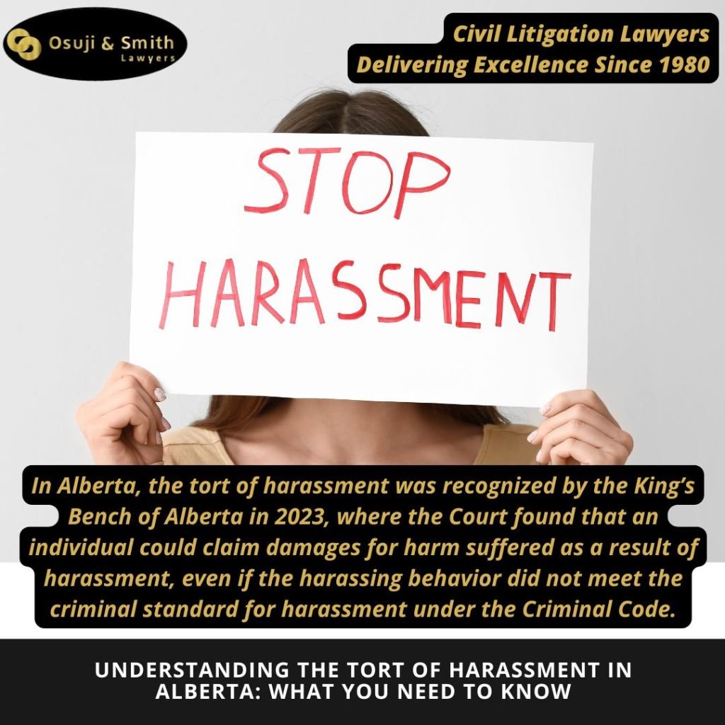 Understanding the Tort of Harassment in Alberta