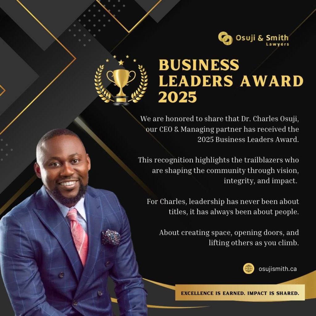 Charles Osuji - 2025 Leaders Awards