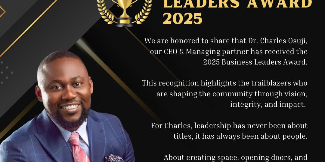 Charles Osuji - 2025 Leaders Awards