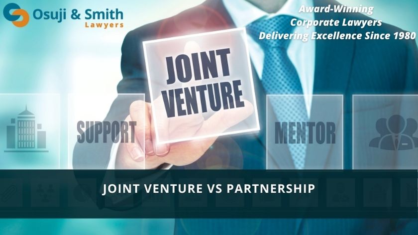 Joint Venture vs Partnership - Calgary Corporate Lawyers
